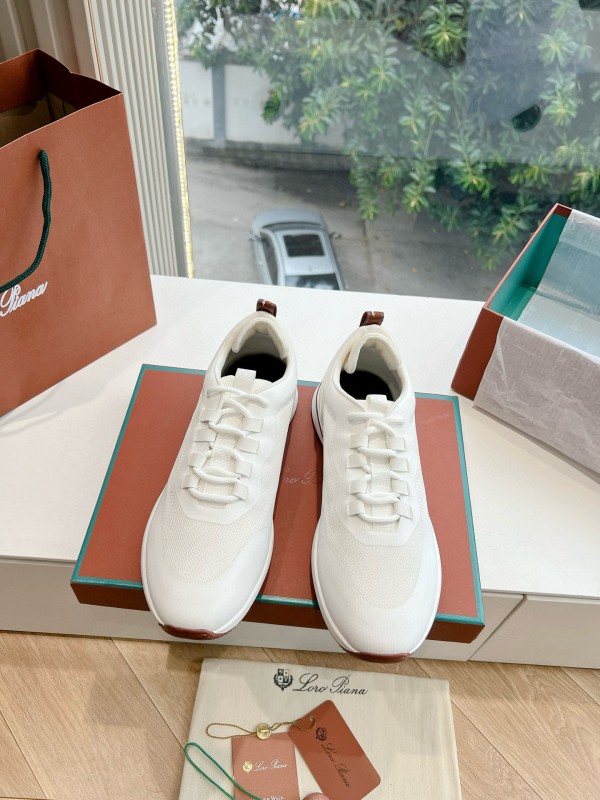 2024 Unisex Le Parmentier White Knit Top Version Thick Sole Casual Shoes MJ00340(F)