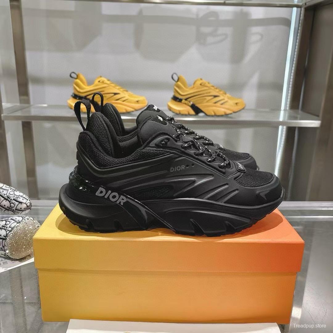 2024 Unisex Dior Black Mesh Sneakers MJ00360