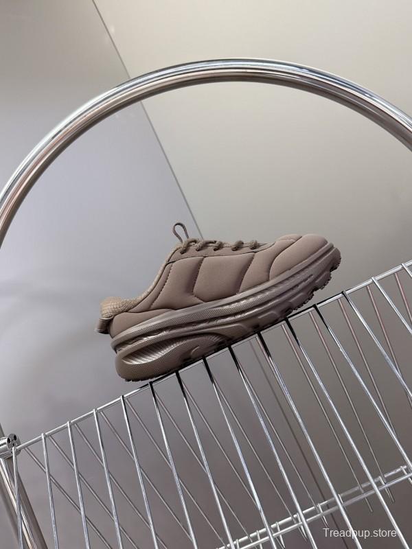 2025 Unisex Marni Brown Fabric Sneakers