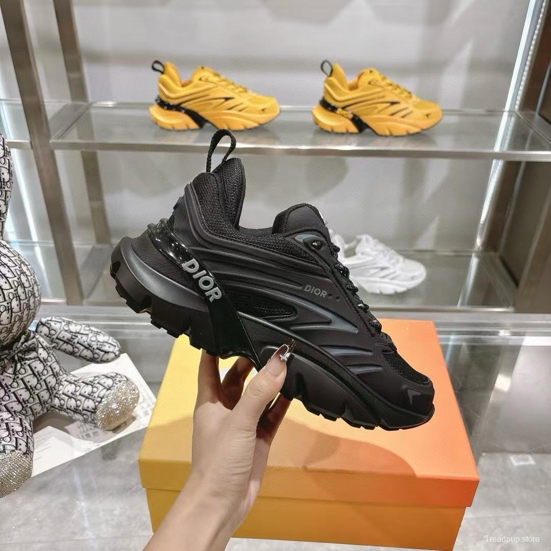 2024 Unisex Dior Black Mesh Sneakers MJ00360