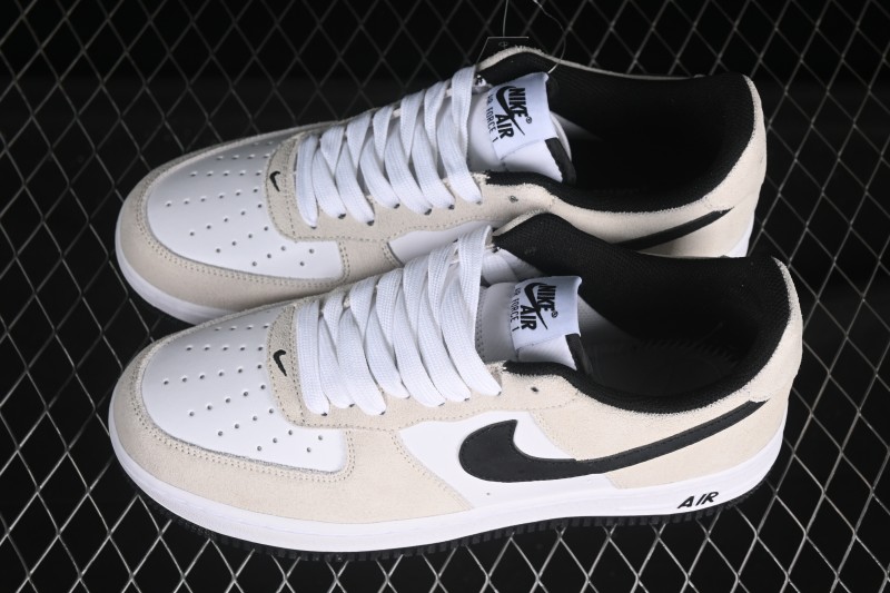 Nike Air Force 1'07 Low Casual Sneakers with Full-Length Air Cushion - IB6388-100