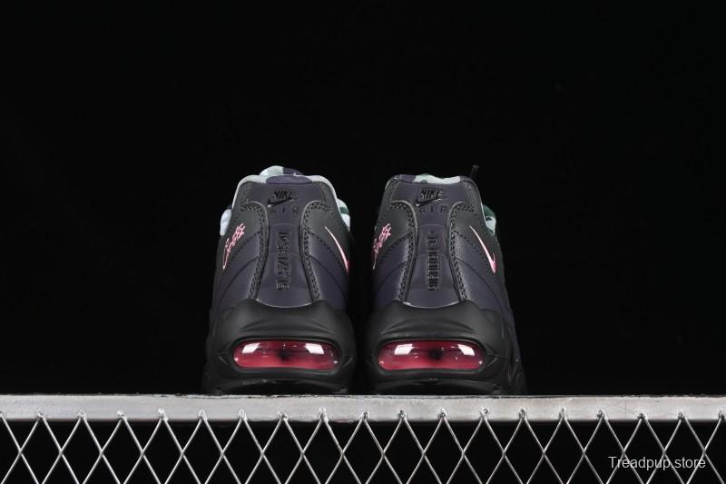 Nike Air Max 95 Retro Cushioned Running Shoes with Air-Sole Unit - FB2709-001