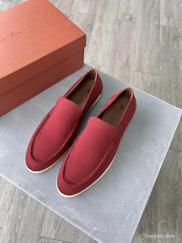 2025 Unisex Le Parmentier Red Wool Blend Loafers AS00280