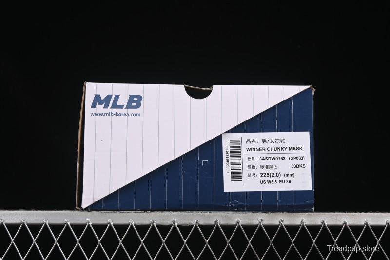 Adidas NY MLB Winner Chunky Mask New York Yankees Height Increase Platform Sandals - 3ASDW015350BKS