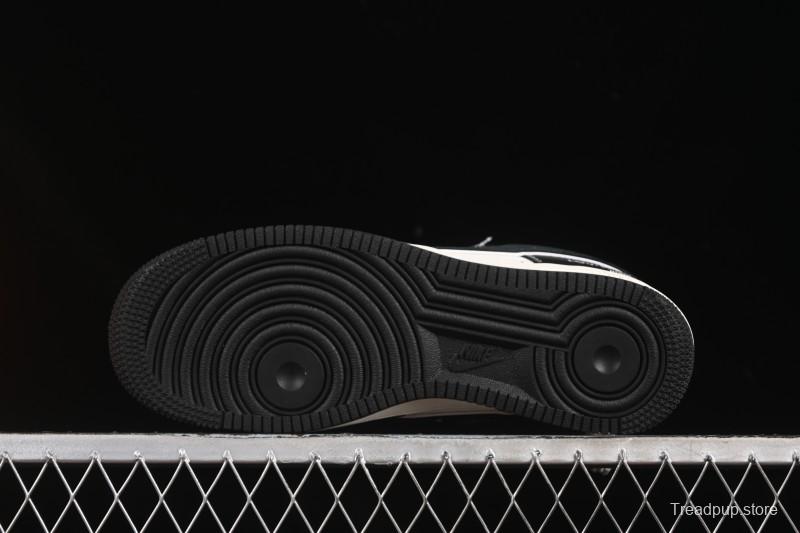 Nike Air Force 1 '07 Low LV Collaboration Black Leather Casual Sneakers - YX5066-349