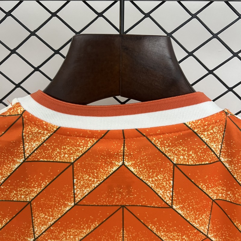 Retro 1988 Kids Netherlands Home Size 16-28 Jersey
