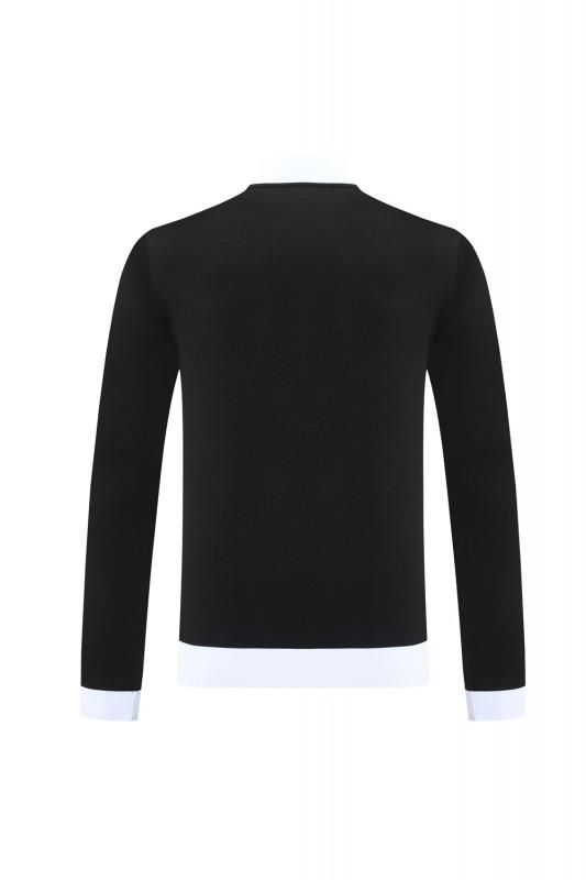 2025 Adidas Original Black Full Hoodie Zipper Jacket +Long Pants