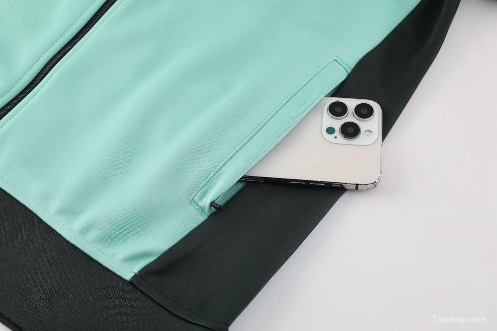 2025 Adidas Dark Grey Full Zipper Jacket +Long Pants