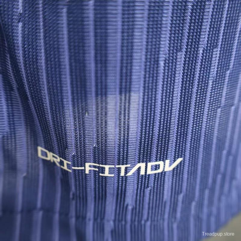 Player Version 25/26 Atletico Madrid Away Blue Long Sleeve Jersey