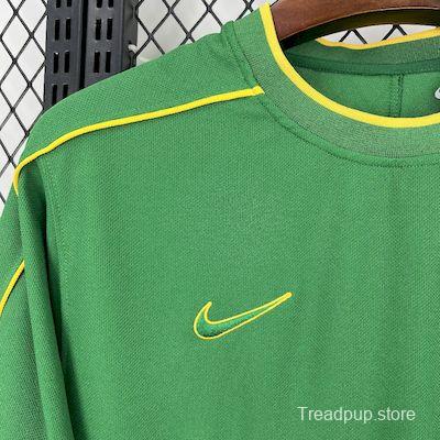 Retro 1998 Brazil Goalkeeper Green Jersey