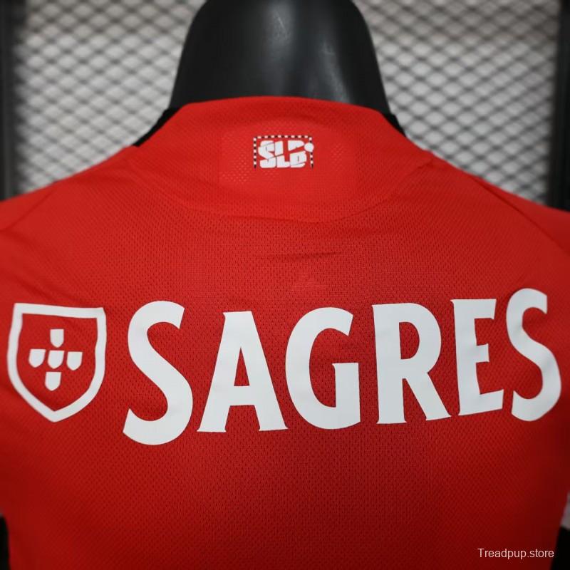 Player Version 25/26 Benfica Home Jersey