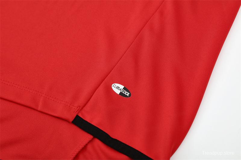 Retro 05/06 AC Milan Red Half Zipper Jacket