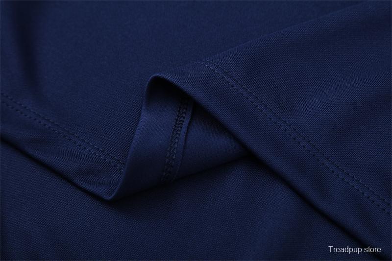 Retro 05/06 Real Madrid Royal Blue Half Zipper Jacket