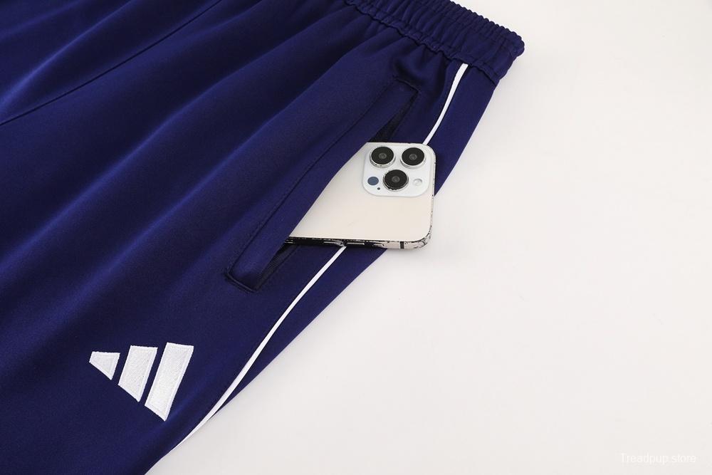 2025 Adidas Navy Full Zipper Jacket + Long Pants