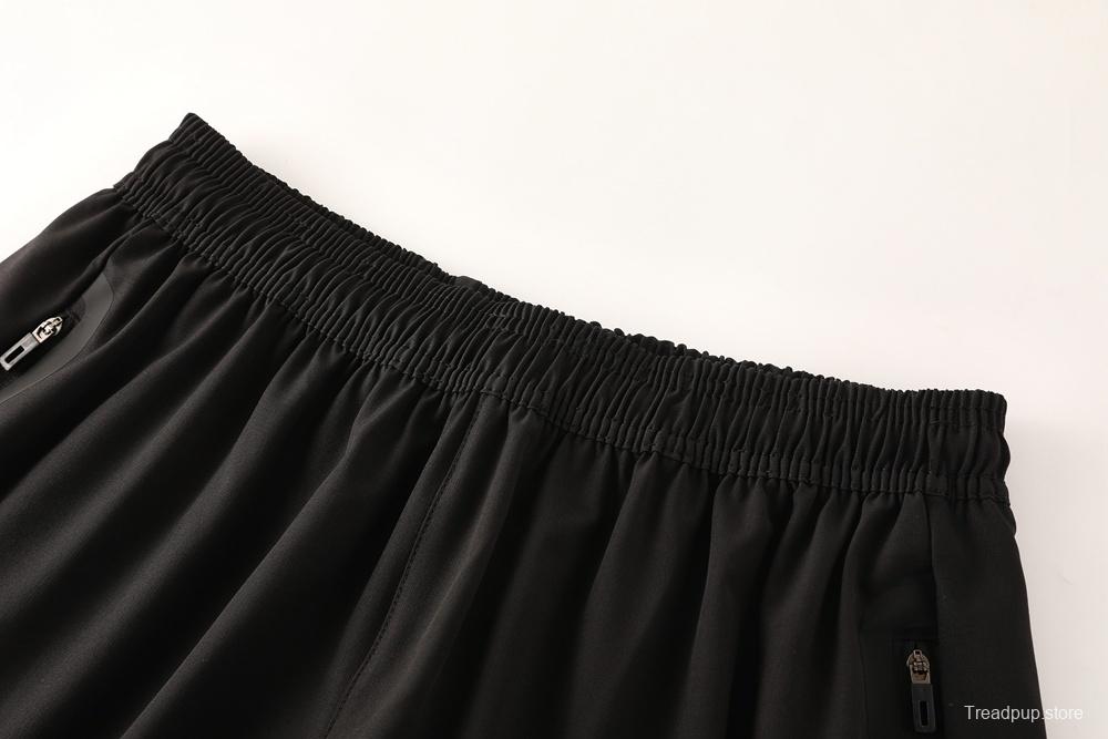 25/26 Adidas Black Hoodie Full Zipper Jacket + Long Pants