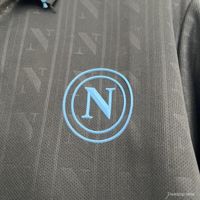 25/26 Napoli Third Black Jersey