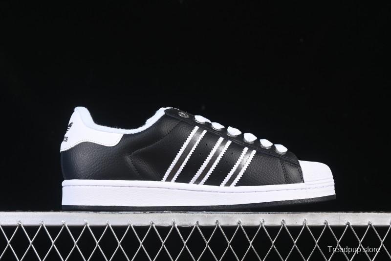 Adidas Superstar II J Casual Sneakers with Shell Toe Design - JQ0314