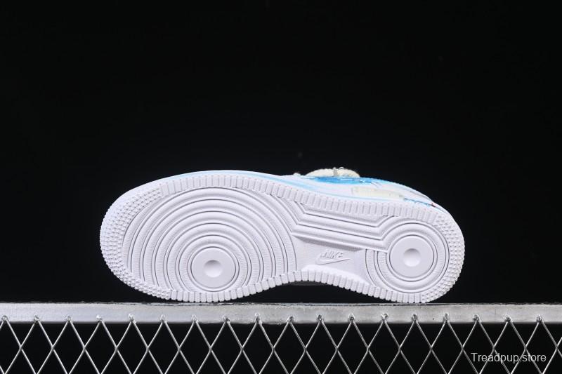 Nike Air Force 1 '07 Low Aries Hand-Painted Doodle Zodiac Series Casual Sneakers - 321-419
