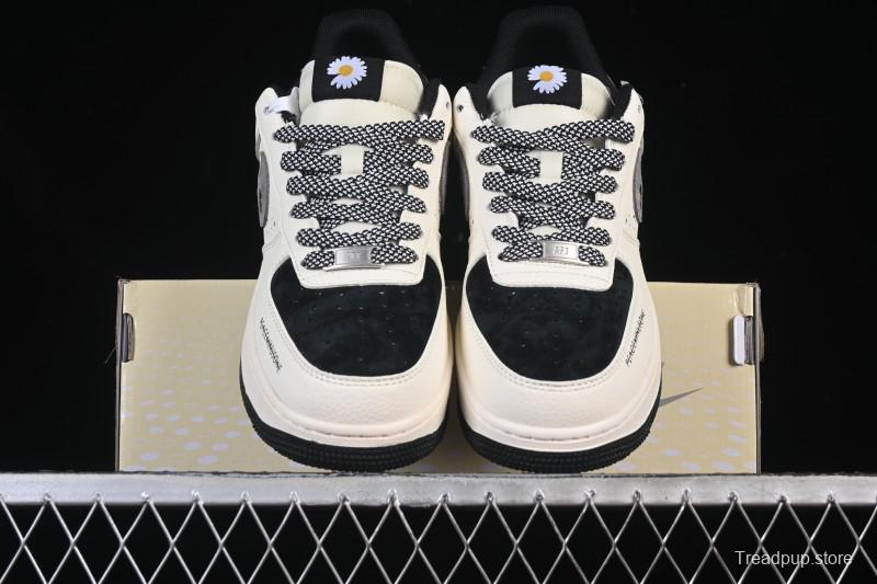 Nike Air Force 1 '07 Low G-Dragon Collaboration Daisy Beige Black Grey Casual Sneakers - QW5606-265