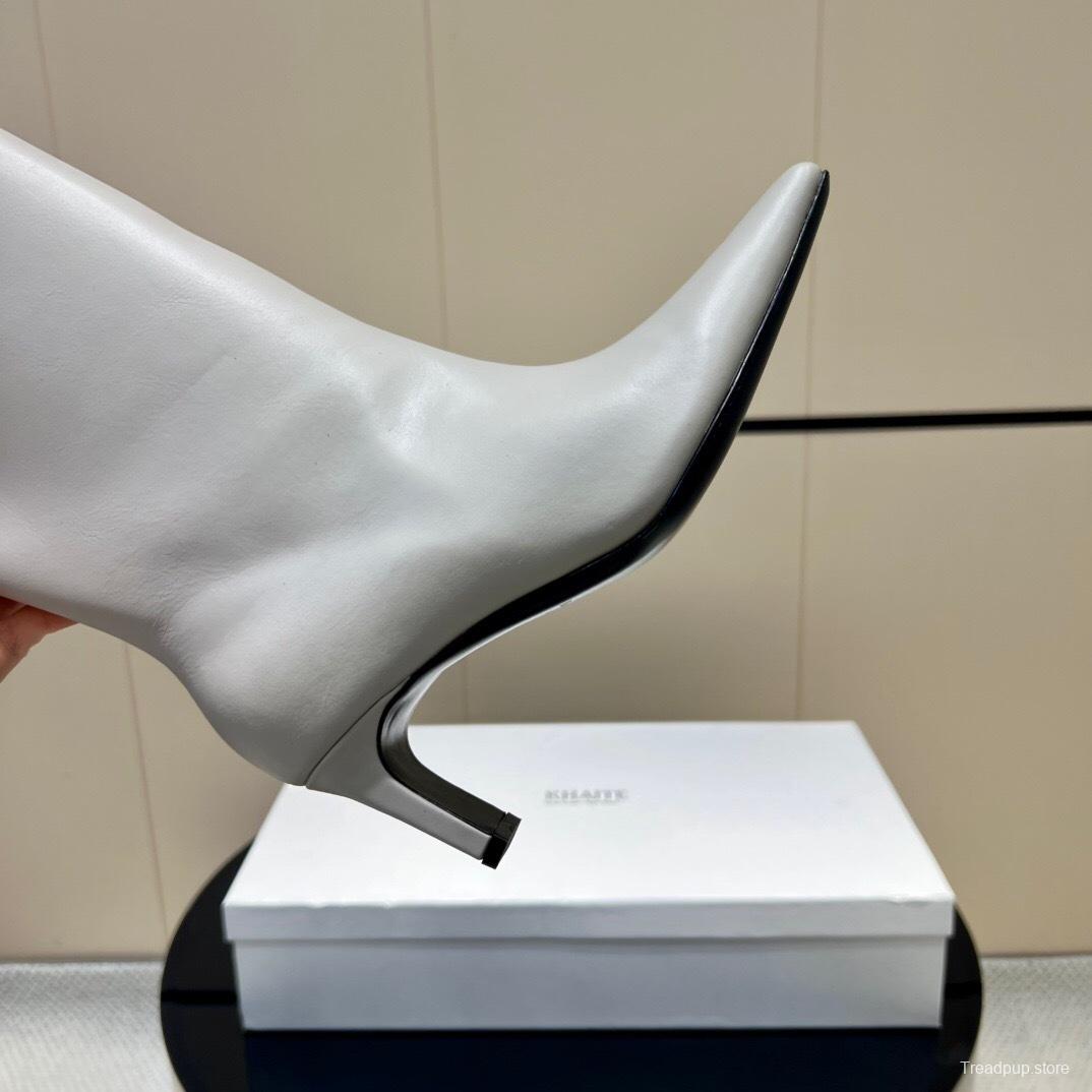 Khaite 2025 SS Square Toe Slip-On High Boots - KFY00490