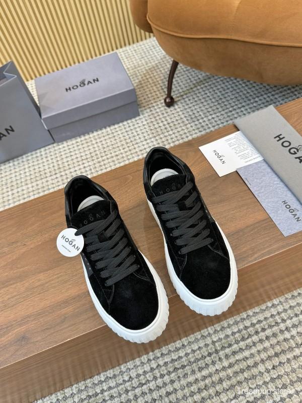 Hogan H-STRIPES Series Couple Thick Sole Biscuit Shoes Airship Shoes Casual Sneakers - AS00310