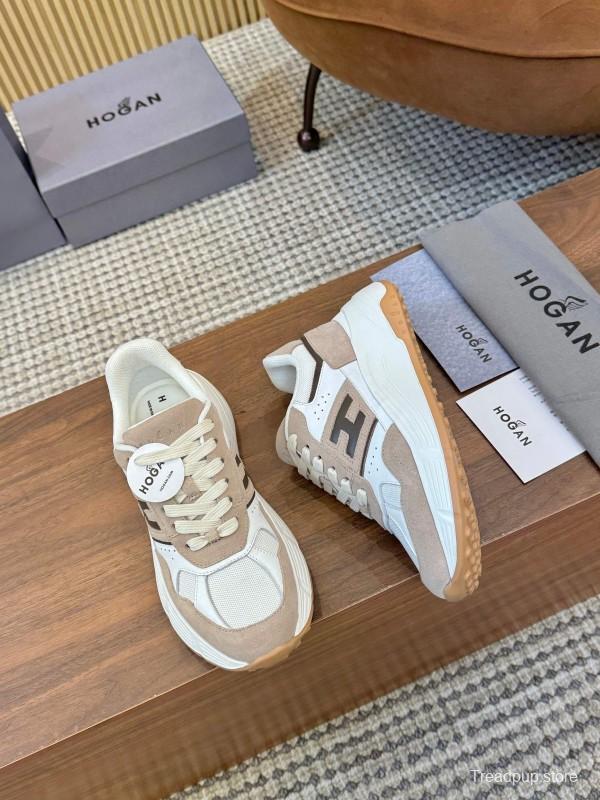 Hogan H-STRIPES Series Couple High Platform Chunky Dad Shoes Casual Sneakers - LY00370/LY00380