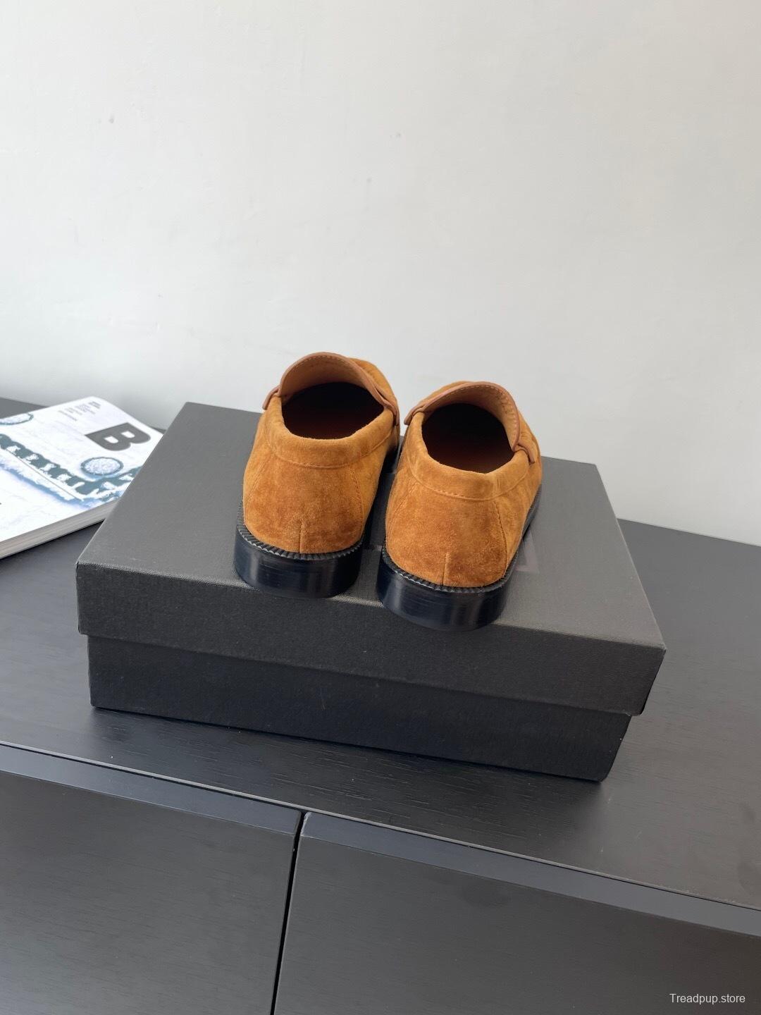 Saint Laurent Classic Loafer Half-Drag Mule Shoes - KFY00350