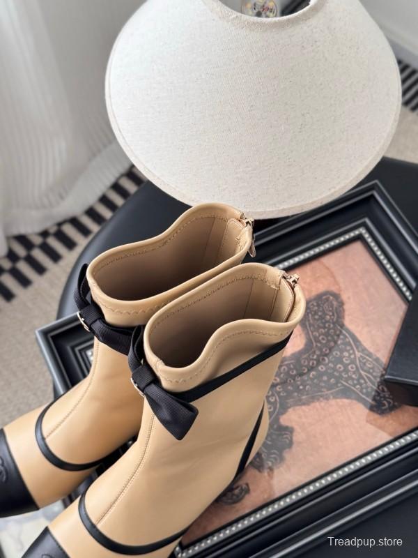 Chanel 2025 SS New Bow Ankle Boots - LY00