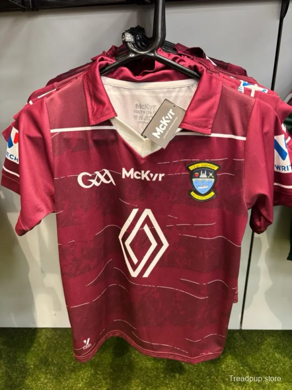 25/26 Westmeath GAA Maroon with Contour Lines Pattern Jersey