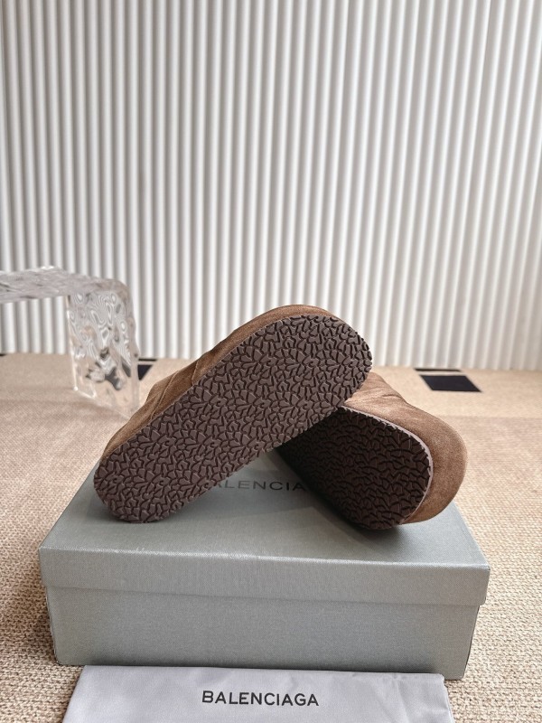 Balenciaga x Birkenstock Boston Closed-Toe Soft Footbed Platform Sandals - AS00260