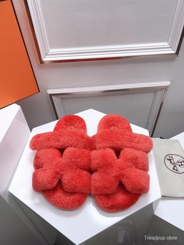 H Erijus Shoes Love Fur Slippers - LY00270