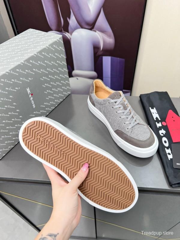 Kiton Tie-Down Old Money Style Casual Men's Shoes - KFY00320