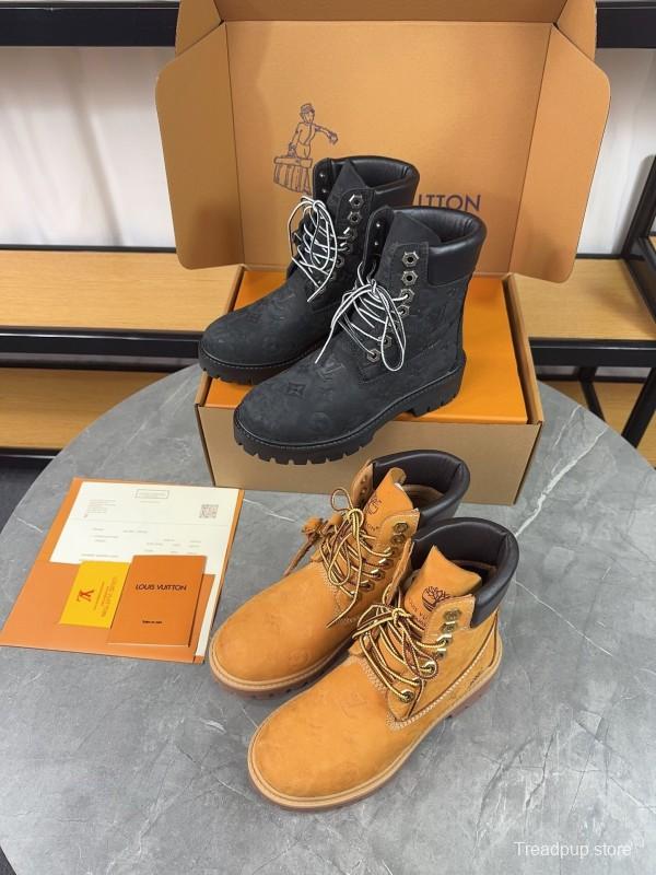 Timberland LV x Timberland Collaboration Monogram Ankle Boots - LY00380
