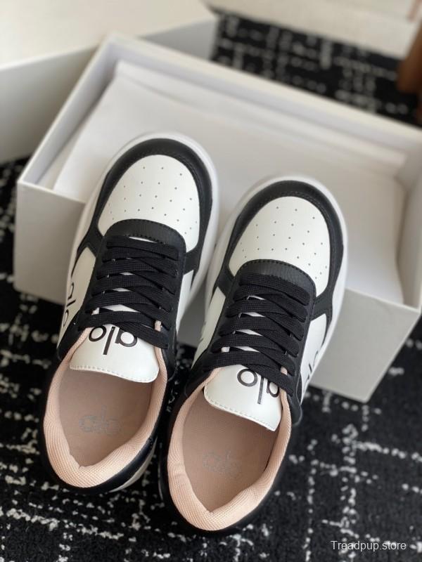 Alo 2025 SS Two-Tone White Sneakers Chunky Sole Comfort Casual - KFY00280