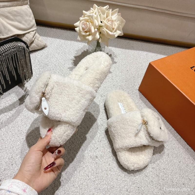 L牌 Wool Lazy Slippers - LY00260