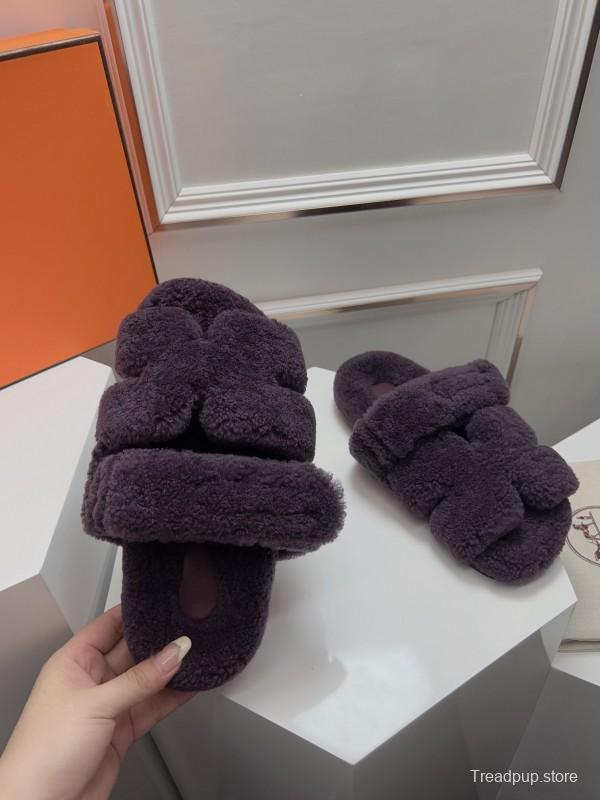 H ERLING Mao Slippers 2025 SS Collection Genuine Fur Comfort - LY00270