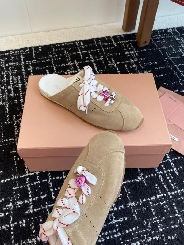 MiuMiu 2025 SS Slip-On Trainer Casual Shoe - KFY00295