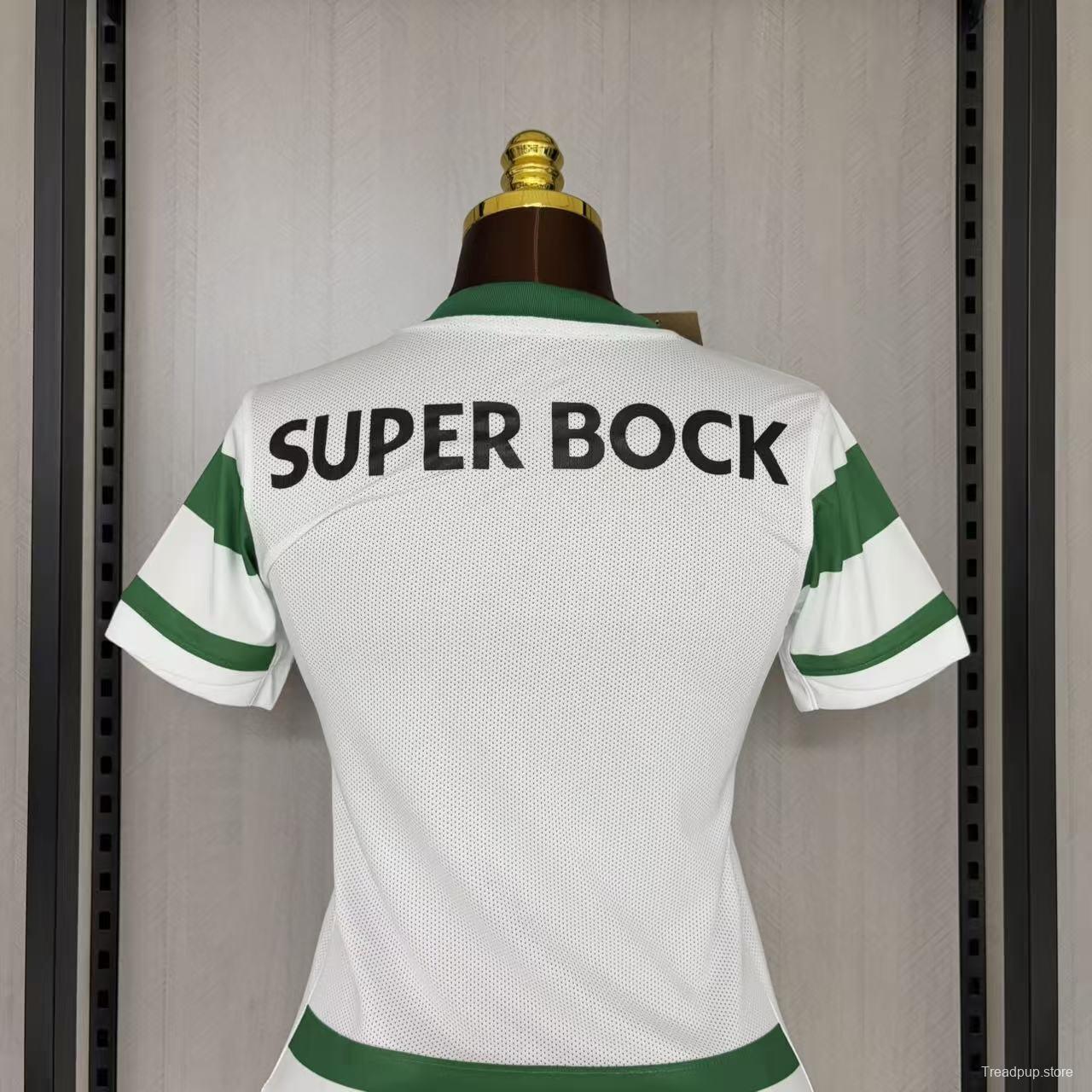 25/26 Women Sporting Lisbon Home Jersey