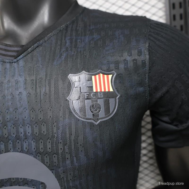 Player Version 26/27 FC Barcelona All-Black with Spotify Sponsor Special Edition Jersey