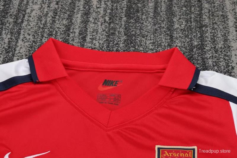 Retro 01/02 Kids Arsenal Red & White Home Jersey
