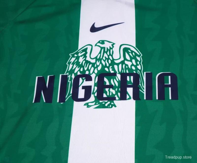 Retro Kids 1996  Nigeria Green Home Jersey