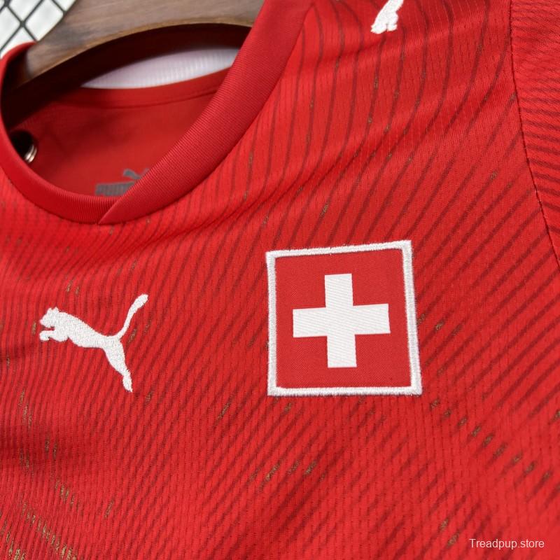 2026 Kids Switzerland World Cup Home Kit