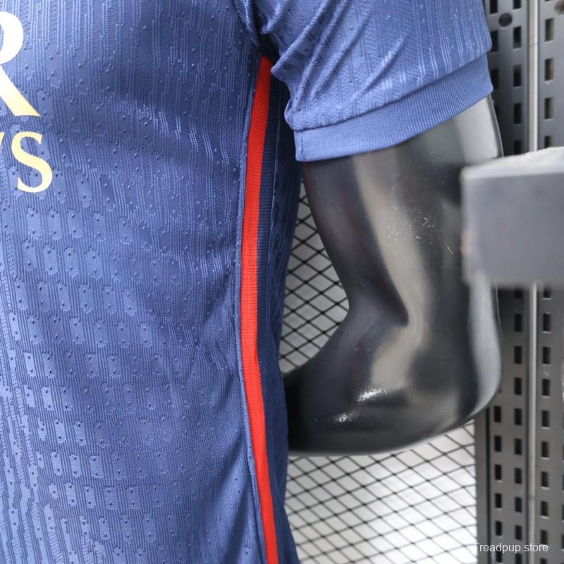 Player Version 26/27 PSG Blue Polo Collar Jersey