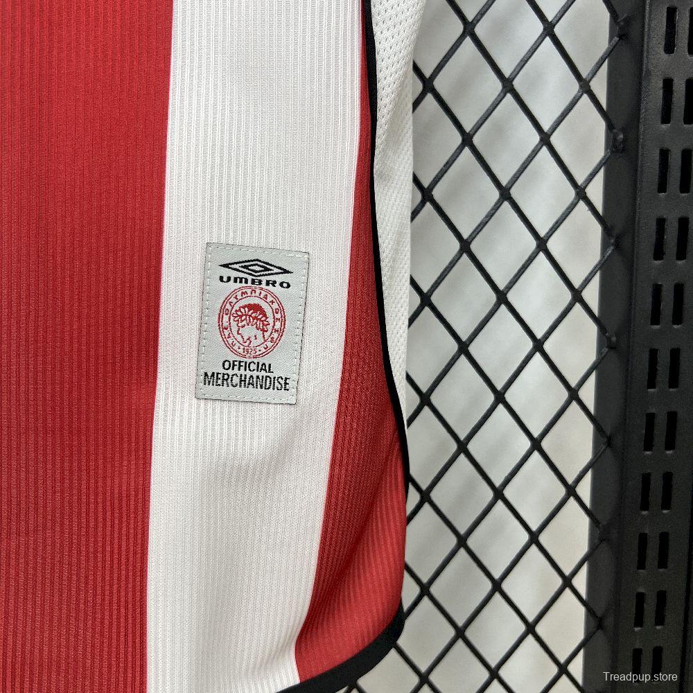 2001/02 Retro Olympiacos FC Home Jersey
