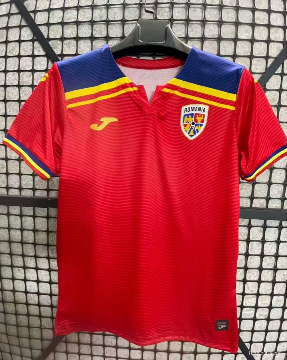 2025 Romania Away Red Jersey