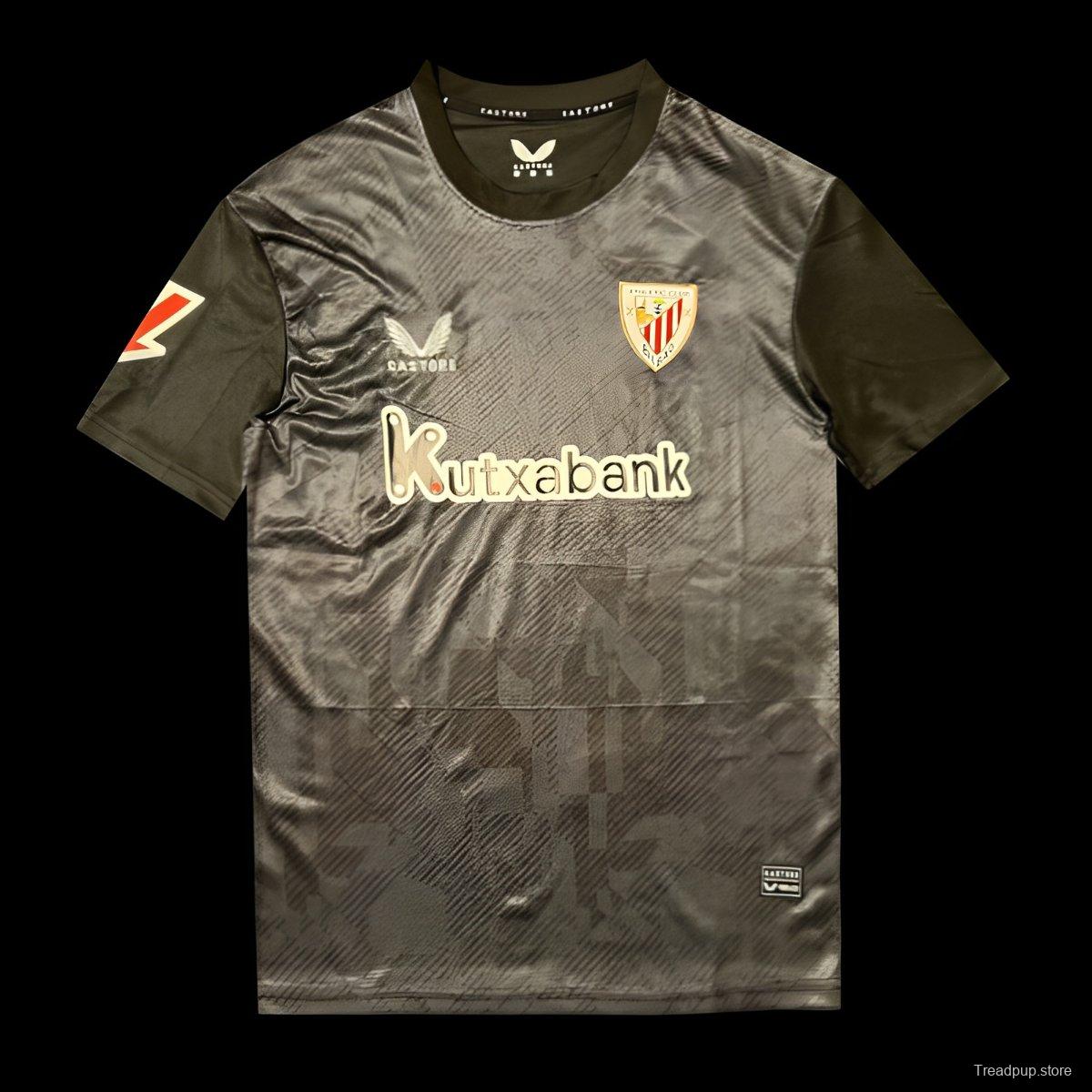 25/26 Athletic Bilbao Away Black Jersey