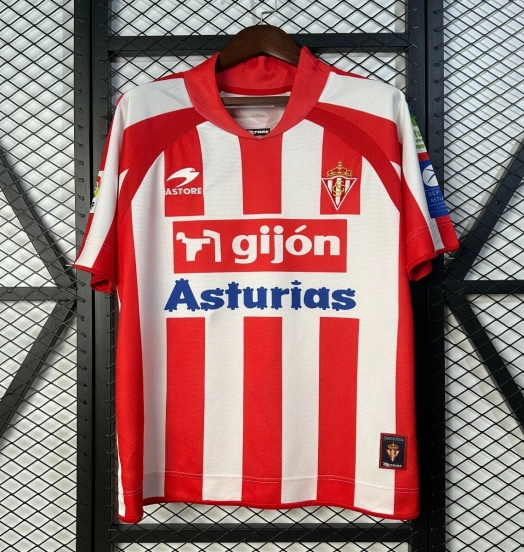 08/09 Retro Sporting Gijon Home Jersey