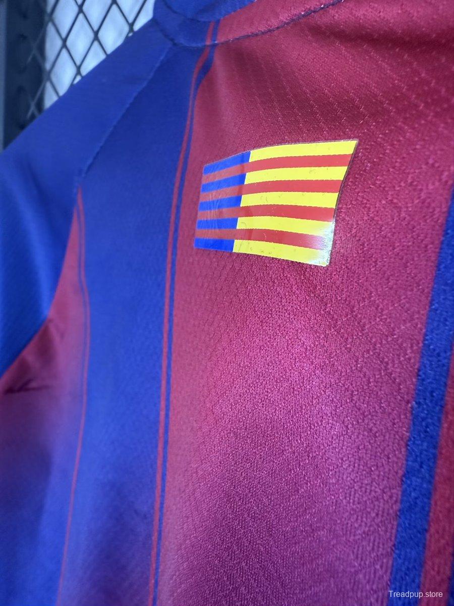 25/26 Kids Barcelona Home Jersey