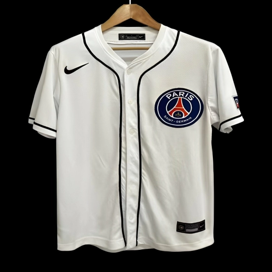 25/26 PSG US Pack Baseball WHITE Jersey