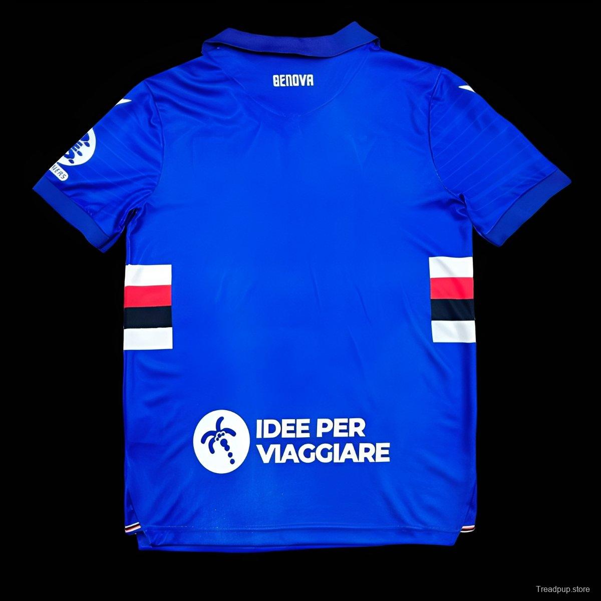 25/26 Sampdoria Home Jersey